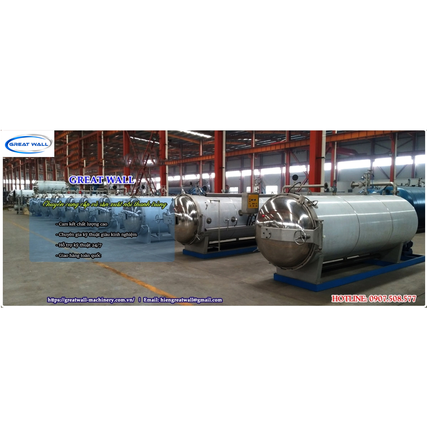 NỒI THANH TRÙNG LIÊN TỤC DẠNG NẰM NGANG